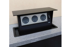 S-box noir nl-d-l (3 prises)  