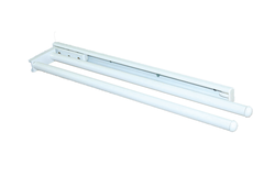 Porte-serviette alu chrome - 2 bras 310x90mm  