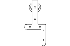 Roc-Design garnituur D zwart