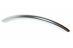 Booggreep zamak chroom gepolijst ba 128mm L 145mm