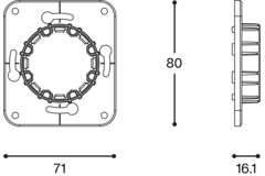 Rond 2.0 - backfit plaque arrière 