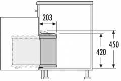 Hailo duo 2x8l anthracite/noir  
