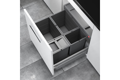 Hailo allegro c.60 cm h.295mm 2x18+2x8l anthracite 