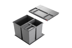 Hailo allegro c.60 cm h.350 mm mm 28+2x13l anthrac 