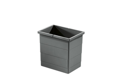 Hailo allegro emmer 18l h.295mm antraciet