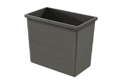 Hailo allegro seau 28l h.350mm anthracite 