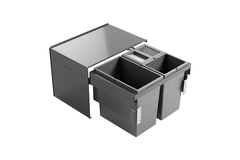 Hailo cargo aqua k.90cm 28 + 2x13l antraciet  SoftClose - extension totale