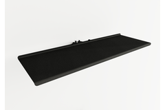 TransFORM stripe legplank 900x200mm zwart + houder