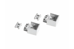 Eindkap Led profiel mec1 grijs