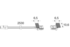Moove plug&play câble de raccordement 24v avec embout