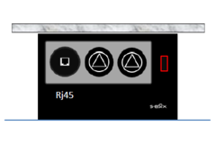 S-box chameleon b-f (2 prises + rj45)  