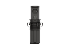 Elevator noir mat d-l-nl 1 prise +chargeur usb  C+Qi