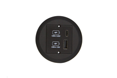 Pix usb charger A/C 22w wit/zwart