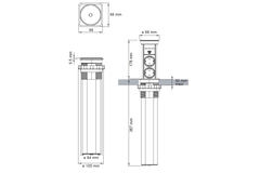 AUTOMATIK ZWART B-F 2 ST + USB A/C + QI