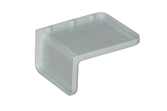 Cache plastique blanc pour équerre  