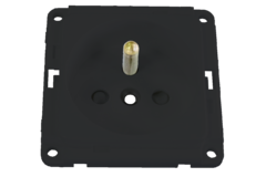 Prise norme nl/d/l 10/16a noir  