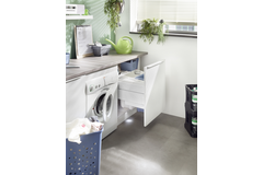 Hailo Laundry Carrier k.60 2x33l+12l+2,5l wit