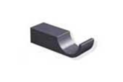 Hewi 800.90.02090 enkele haak 80mm antracietgrijs