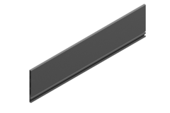 Vionaro front tiroir intérieur graphite H185 1160mm à découper