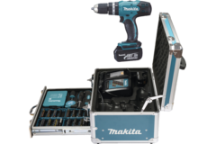 Makita combi-set 18v boor- en schroefmachine + 96 toebehoren