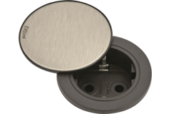 Evoline One stekkerdoos rvs 3m kabel b/f + draaideksel