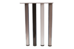 Tafelpoten como 710mm verstelb. wit