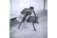 Hailo step-fix escabeau antracite/noir  