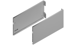 Vionaro set zijwand h249 nl500 zilver