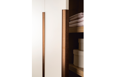 Poignée WING BA1120-384 L1200 aluminium brossé noir