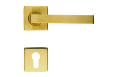 Béquille Pro kubic shape 16mm laiton mat r+e cyl 