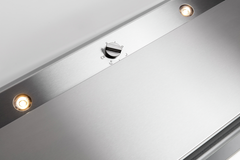 Novy hotte télescop 60 cm inox bouton 