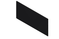 Nova Pro front binnenlade zwart H186 1160mm inkortbaar