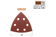 Papier de verre velcro grain 120-10pc-d4=120/h=93 