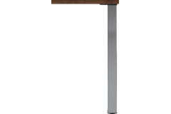 Pied de table q60 noir mat 60x60mm h89 reglable  