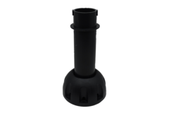 Regelpoot 5000 zwart h.150mm (150)