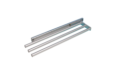 Handdoekdrager 438 mm geanodiseerd alu 3 armen