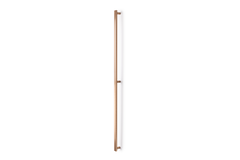 Deurgreep dubbel MOON BIG BA528-1056 L1096 aluminium geborsteld messing cava