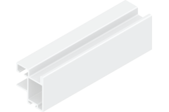 Profil vertical TR10mn Terra 2.6m alu blanc  