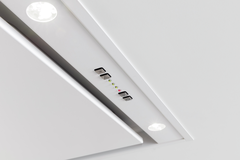 Novy Pureline 120 cm blanc s/s moteur + Led 