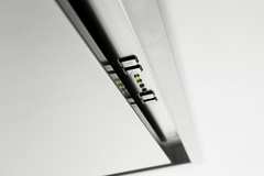 Novy Pureline 90 cm inox moteur s/s Led 