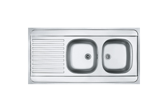 Franke man inox 2bacs 1200x 600  opbouw