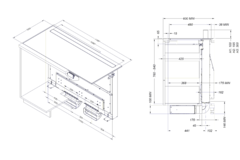 NOVY Premium panorama pro 118 cm 4 zones