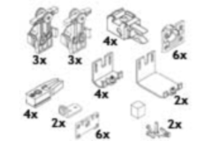 Garniture Hawa Clipo 26 H MS, pour 3 portes 