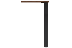 Pied de table q60 noir mat 60x60mm h71 reglable  