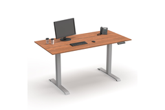 Piètem bureau E-More 2M2S TQD h.700-1180mm blanc 
