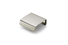Greep Empoli, boorafstand 25, L 38 mm, B 36 mm, H 15 mm, roestvrij staal finish geborsteld