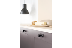 Knop FIRM BA64 L45.8 zamak zwart textuur