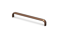 Poignée Naila, entraxe de perçages 96, L 103 mm, B 12 mm, H 26 mm, brun métal brossé