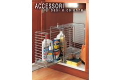 Panier veroullable 200x425x395 mm chrome  