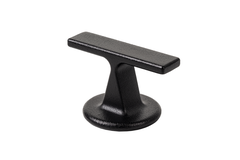 T-knop OTO L60 Ø40 zamak zwart textuur